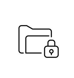 File Folder And Lock Protected Documents And Data