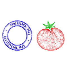 Grunge Cholesterol Free Stamp Seal And Linear