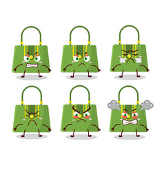 Women Bag Cartoon Character With Various Angry