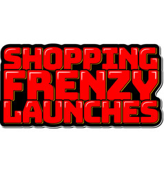 Shopping Frenzy Black Friday Typography Art