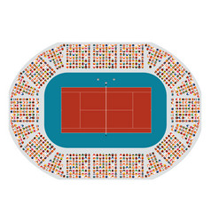 Tennis Arena Top View