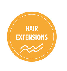 Hair Extensions Label Salon Procedure Product