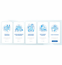 Commercial Drivers Safety Blue Onboarding Mobile