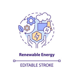 Renewable Energy Concept Icon