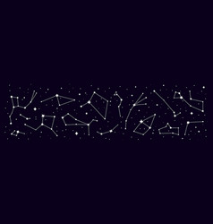 Star Space Constellation Border Night Sky Map