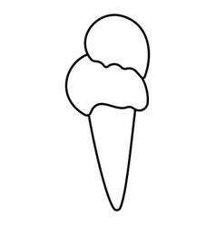 Ice Cream Color Cold Sweet Food Icon