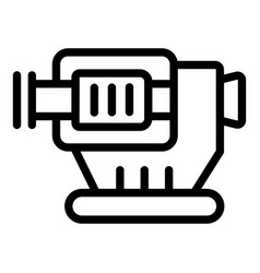 Laser Correction Equipment Icon Outline