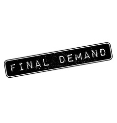 Final Demand Rubber Stamp