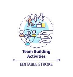 Team Building Activities Concept Icon