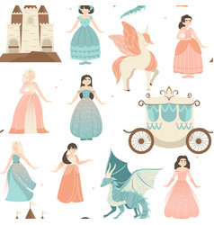 Childish Princess Pattern Cute Fairy Tale