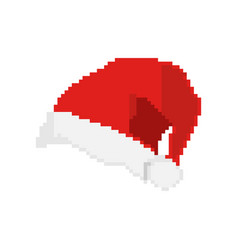 Pixel Santa Claus Vector Images 95