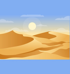 Beautiful Vast Desert Hill Mountain Arabian