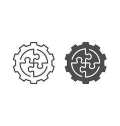 Project Management Icons On White Background