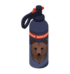 Bear Repelent Icon Isometric Style