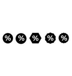 Discount Label Icon Percentage Label Icon