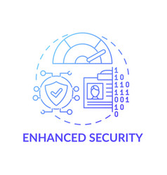 Enhanced Security Concept Icon