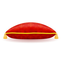 Red Satin Pillow