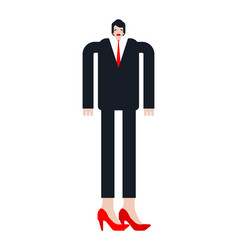 Businessman Transsexual Man In High Heels