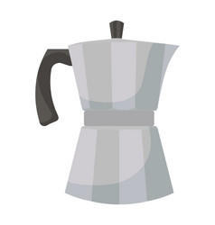 Coffee Moka Pot On White Background