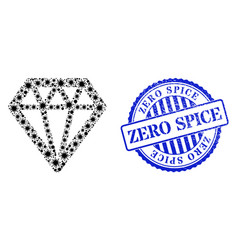 Rubber Zero Spice Badge And Covid19 Diamond