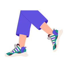 Walking Legs In Sneakers