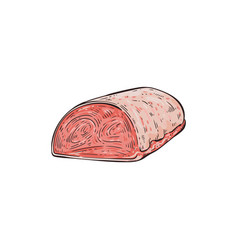 Big Cutted Piece Pork Meat Image