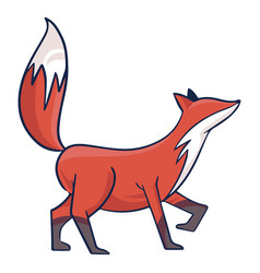 Colored Fox Side View