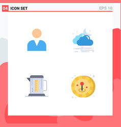 Set 4 Commercial Flat Icons Pack