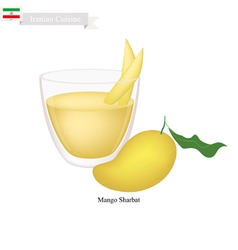 Mango Sharbat Or Iranian Drink From