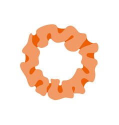 Orange Scrunchy Hair Band Accessories