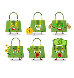 Women Bag Cartoon Character With Cute Emoticon