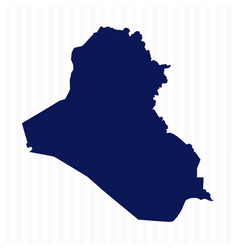 Flat Simple Iraq Map