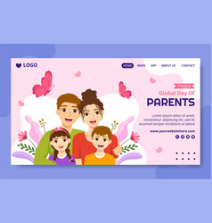 Global Day Of Parents Social Media Landing Page