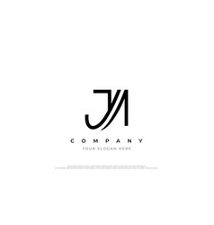 Initial Letter Ja Logo Design