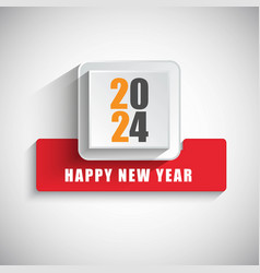 New Year 2024 Button Background Design