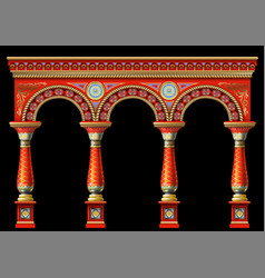 Fabulous Ancient Arch Facade In The East Or The