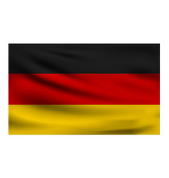 Realistic National Flag Germany Current State