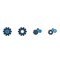 Settings Icon Set Collection Of Gear Cog Wheel