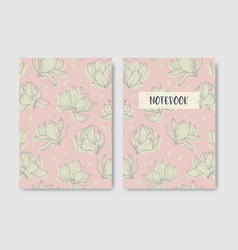 Covers With Magnolia Pattern Template