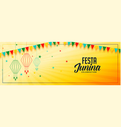 Nice Festa Junina Celebration Banner Design