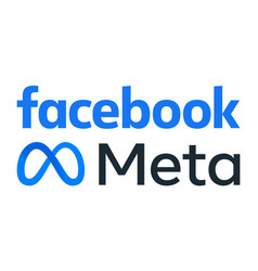 Meta And Facebook Logos Social Media Giant