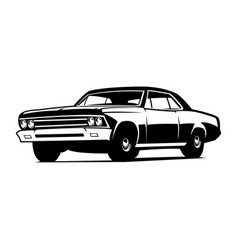 Chevrolet Muscle Car Logo Silhouette