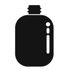 Ice Fishing Water Flask Icon Simple Snow