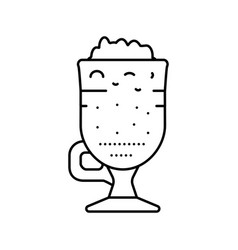 Irish Coffee Line Icon