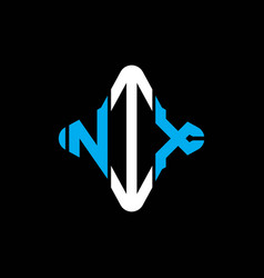 Nix Letter Logo Creative Design With Graphic