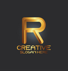 R Letter Branding Identity Corporate Logo