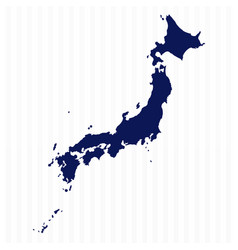 Flat Simple Japan Map