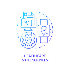 Healthcare And Life Sciences Blue Gradient