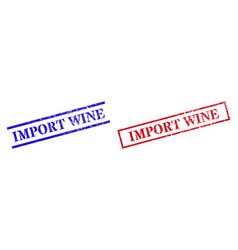 Import Wine Textured Rubber Seal Stamps