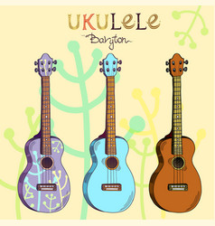 Ukulele Baryton Set